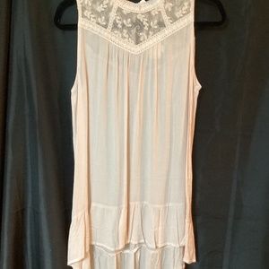 Blush crocheted top
